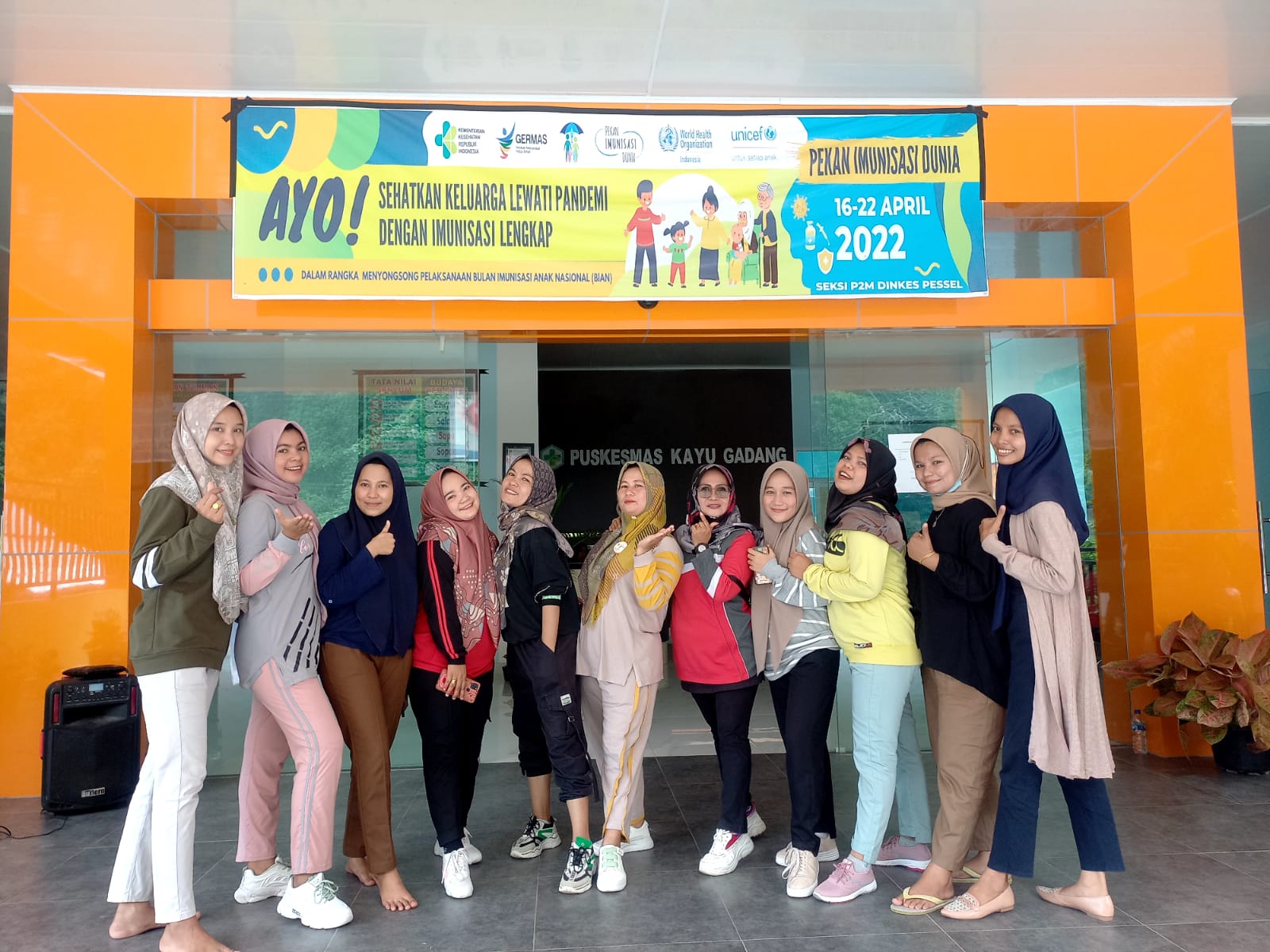 Puskesmas Kayu Gadang melaksanakan GERMAS