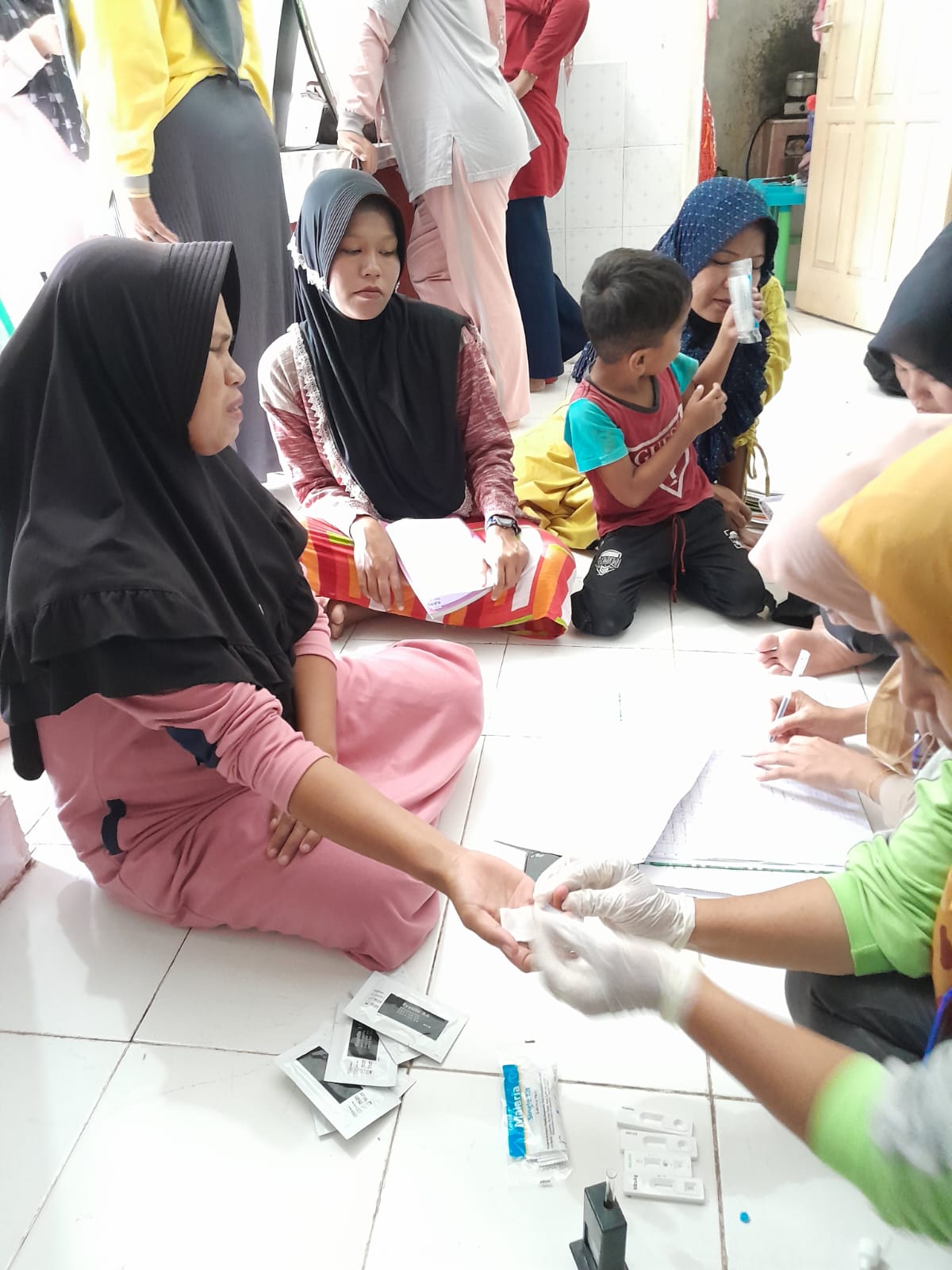 Puskesmas Kayu Gadang Melakukan Pemeriksaan Tripel E