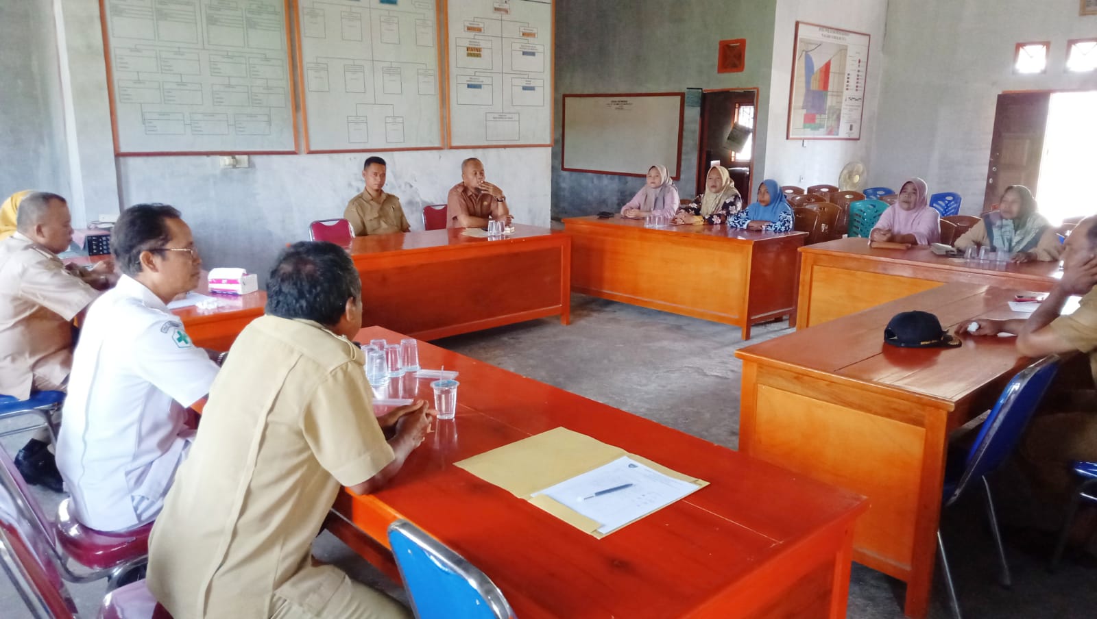 Promkes Puskesmas Tanjung Makmur Kecamatan Silaut secara aktif menghadiri MMD1 Nagari Lubuk Bunta