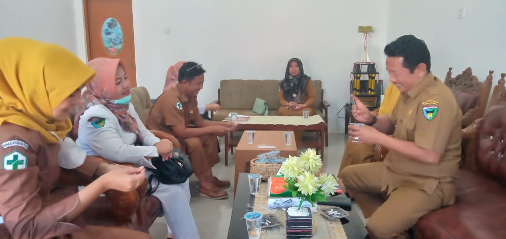 UPT Pusk.Koto BerapakKoordinasi dengan camat bayang tentang percepatan ODF (Open Defection Free).