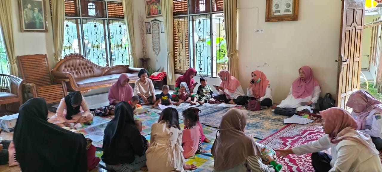 KELAS IBU BALITA di KAMPUNG GANTING NAGARI KAMBANG TIMUR WILKER UPT PUSKESMAS KOTO BARU .