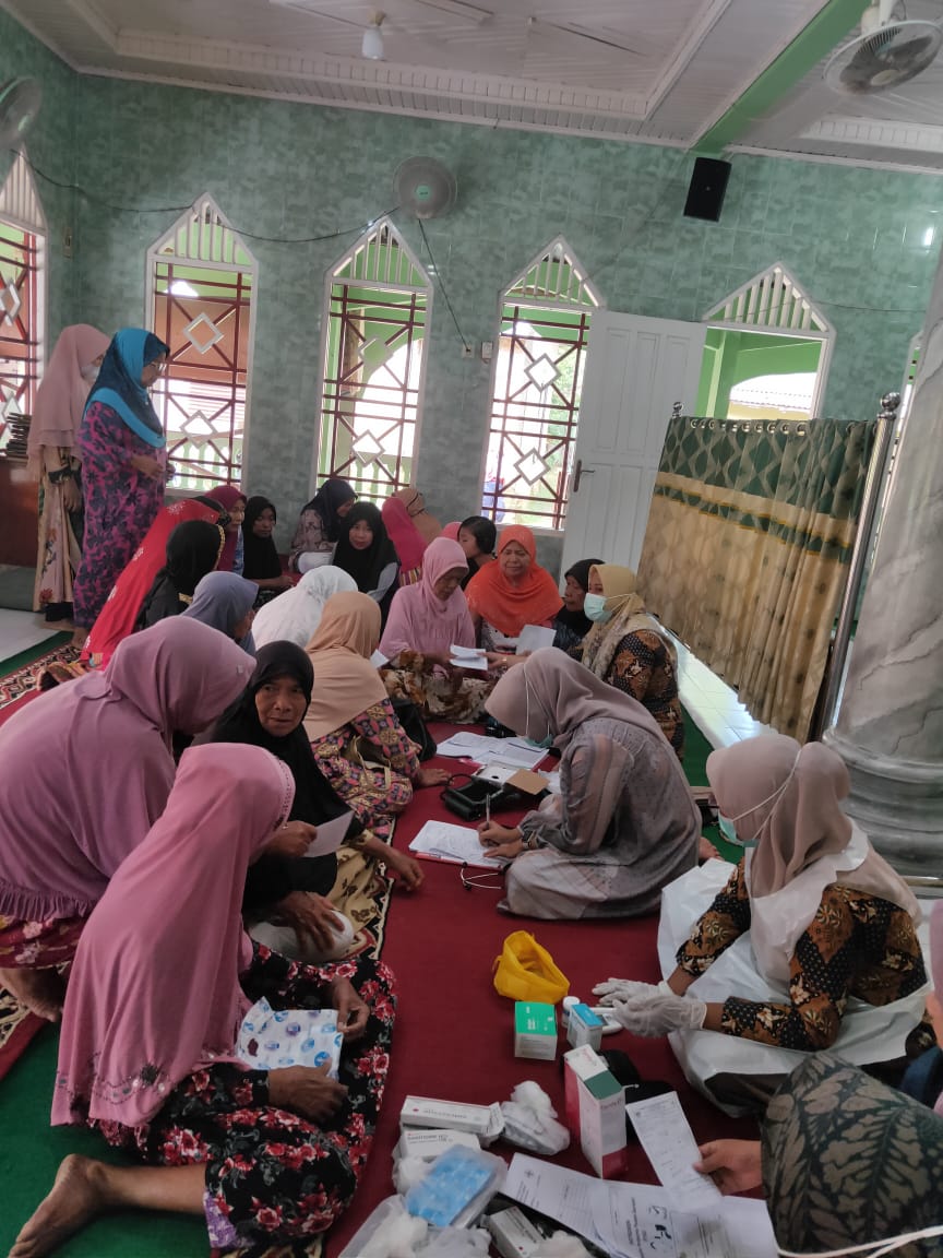 TIM PTM Puskesmas IV Koto mudik laksanakan UKM Integrasi