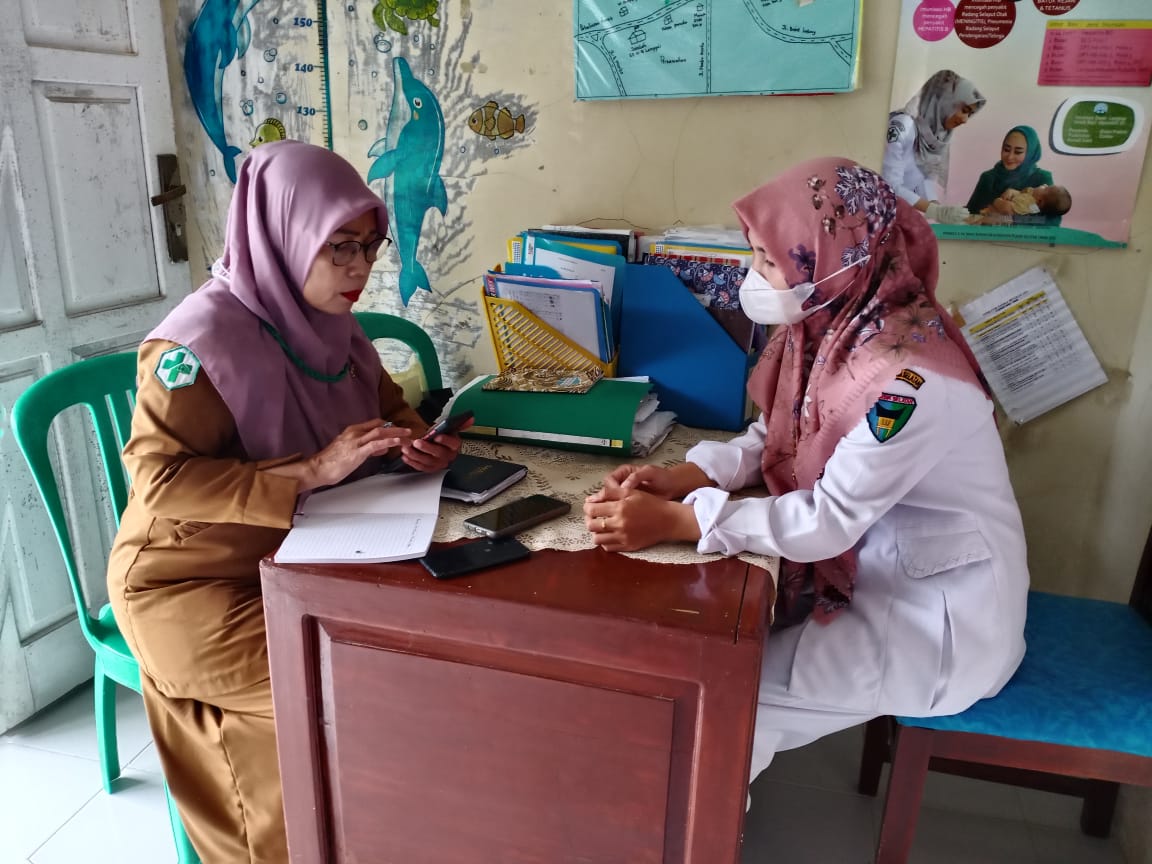 Monitoring dan penyeliaan Pasilitatif ke Poskesri  Gunung Pauh di wilayah kerja Puskesmas Kayu Gadan