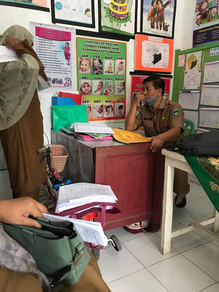 Monev dan supervisi Pelaksanaan program dan kegiatan Bidan Desa Pustu dan Poskesri di wilayah kerja 