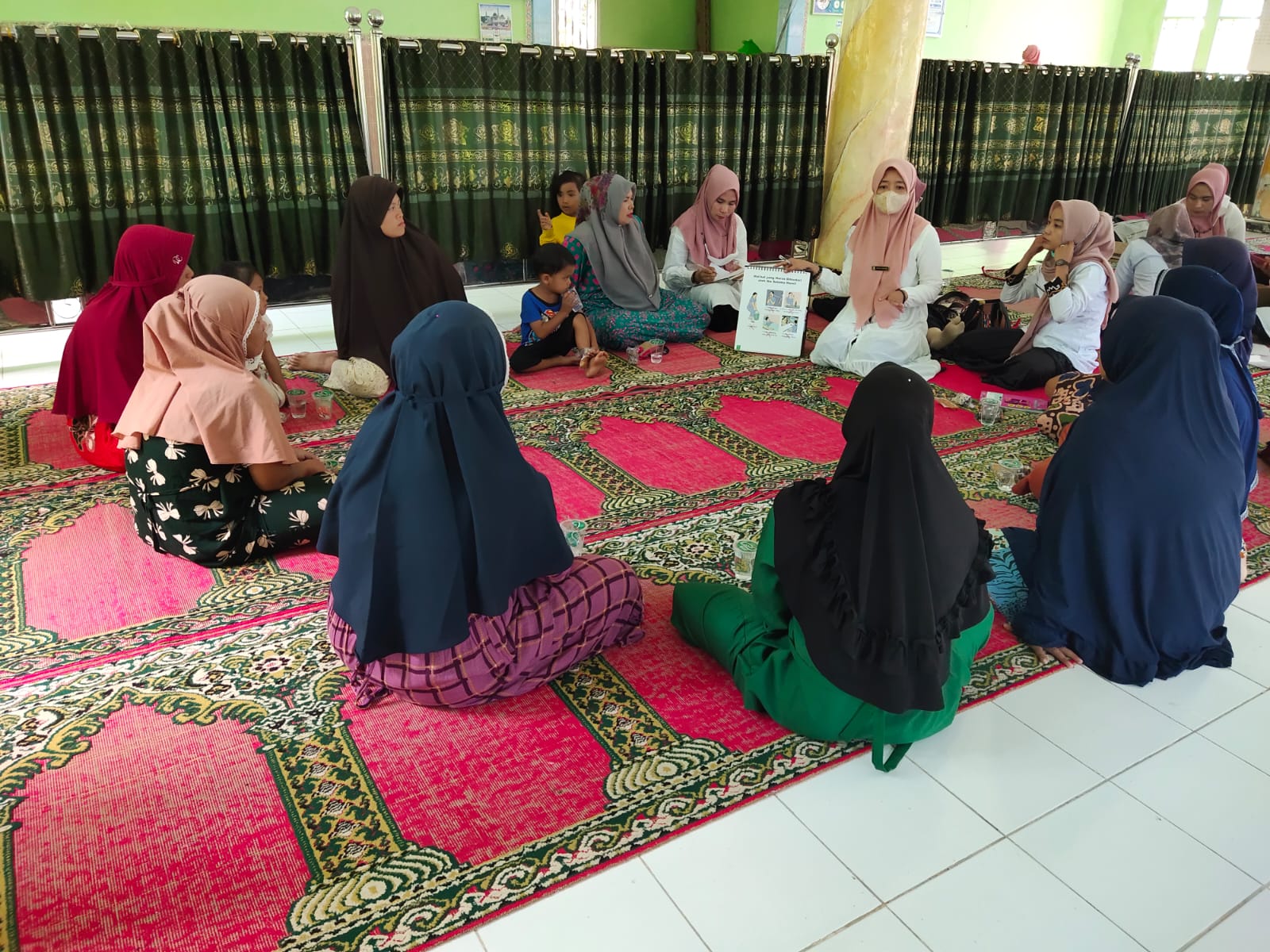 Puskesmas  IV Koto Mudik lakukan Kelas ibu hamil dinagari Teratak Tempatih 