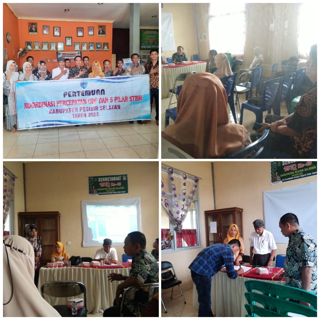 PERTEMUAN RAPAT KOORDINASI PERCEPATAN ODF KECAMATAN RAHUL 