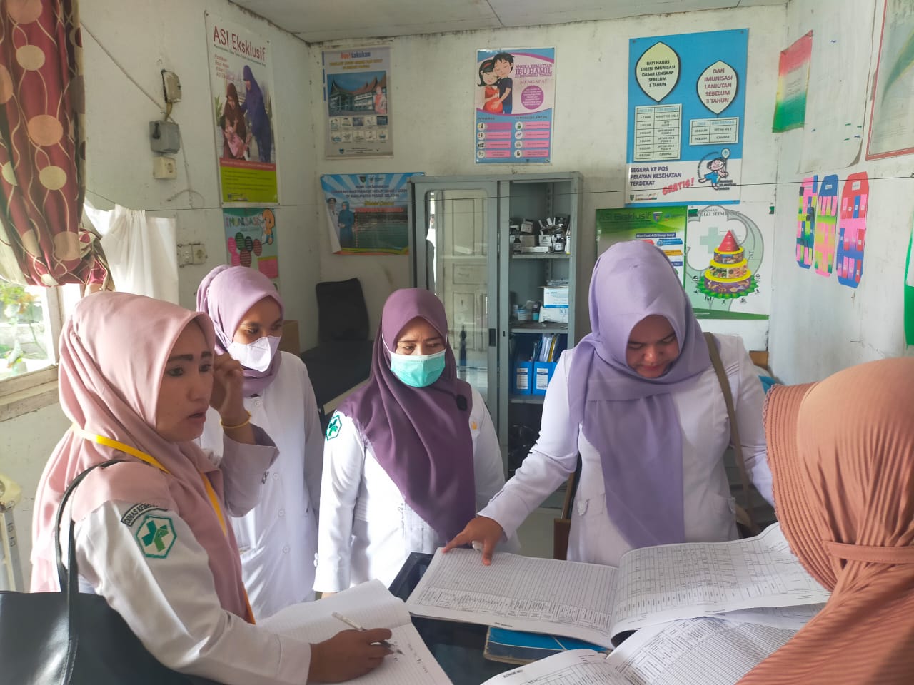 Puskesmas Surantij Telah di laksanakan monev ke poskesri alai 
