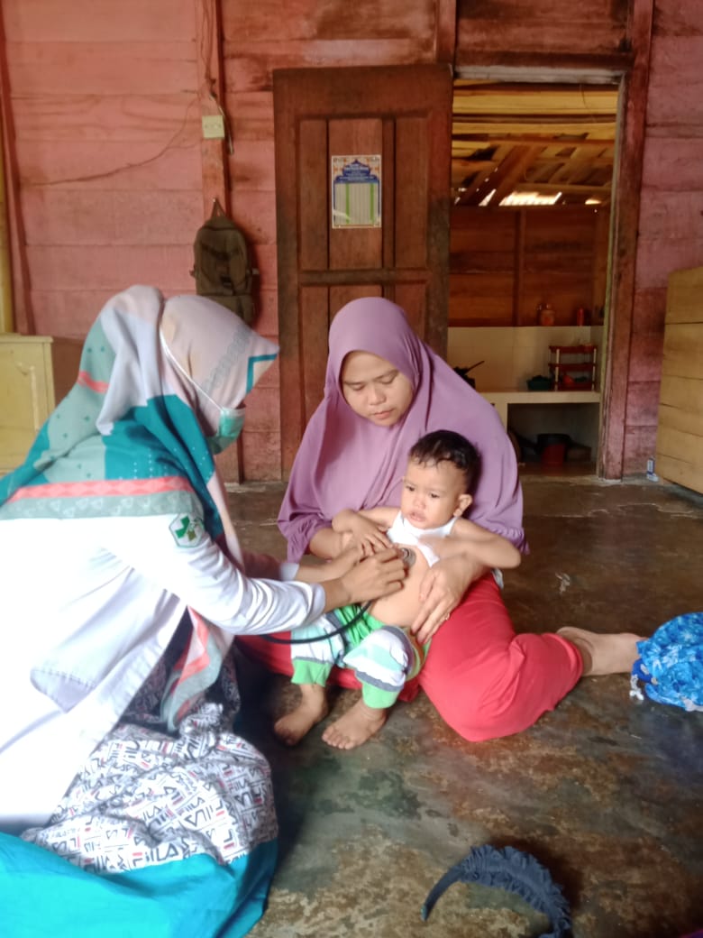 Puskesmas Tanjung Beringin Pemantauan kasus program ISPA 