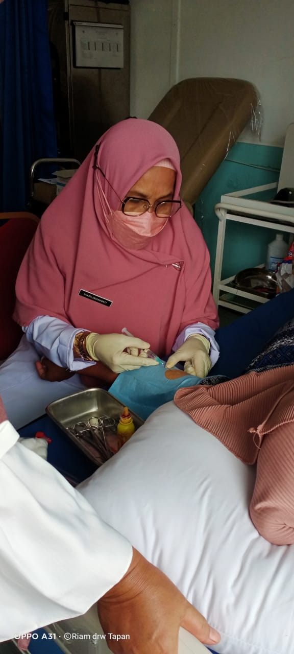 Puskesmas tjb melaksanakan safari kb yg bekerja sama bkkbn