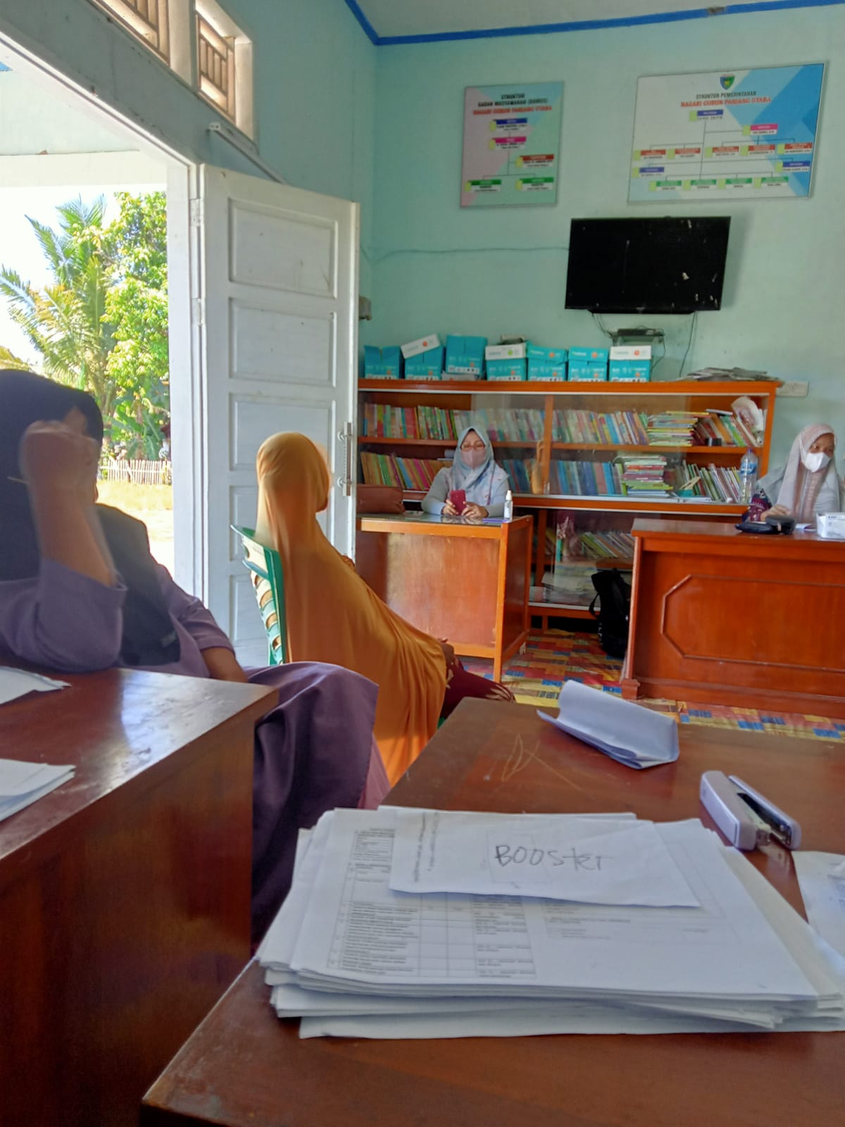 VAKSINASI COVID 19 KE NAGARI WIL. KERJA UPT PUSKESMAS PASAR BARU