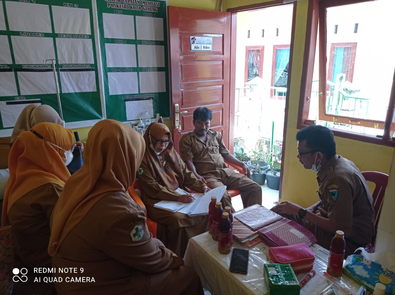 KEGIATAN MONITORING EVALUASI & FASILITATIF KE POSKESRI   DI WILAYAH KERJA PUSKESMAS IV KOTO MUDIK