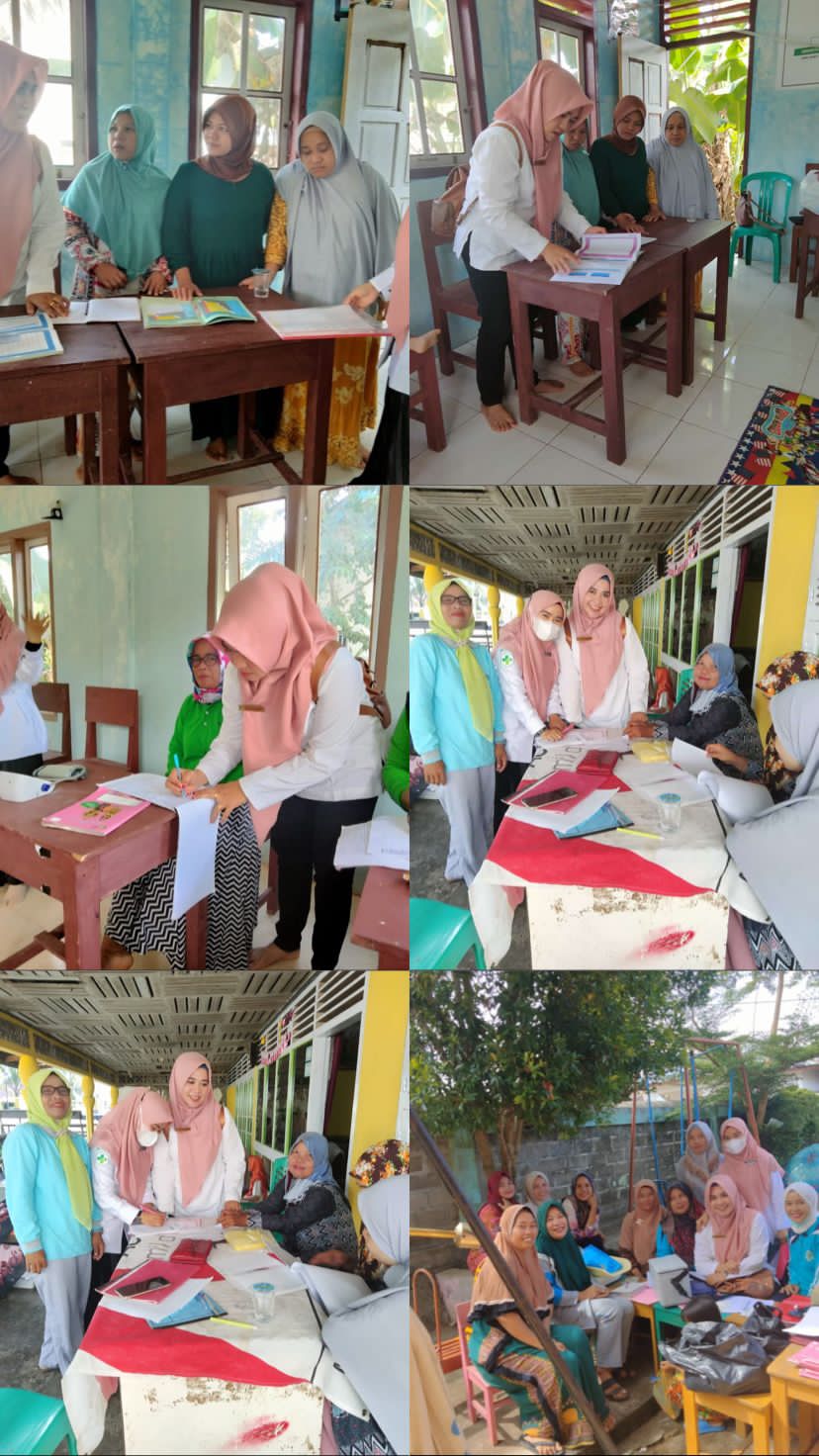 Puskesmas. Tj. Beringin laksanakan Kunjungan sekaligus Pembinaan ke Posyandu suka menanti 3 dan posy