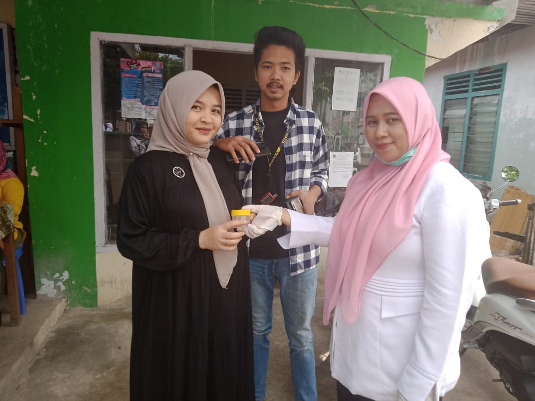 Puskesmas Tapan lakukan Deteksi dini hiv malaria sypilis dan tb pd ibu hamil d nagari tapan dan Nusa