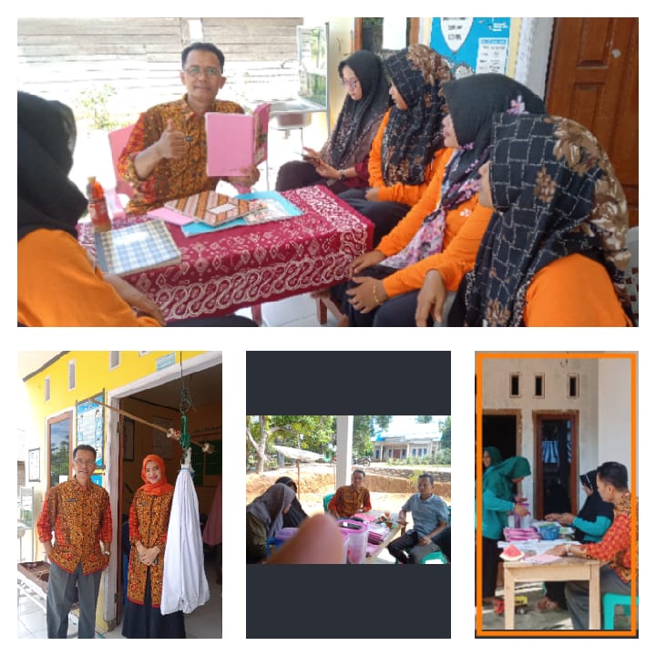 Penanggung Jawab Promkes Puskesmas Tanjung Makmur melaksanakan Monitoring ke Posyandu 