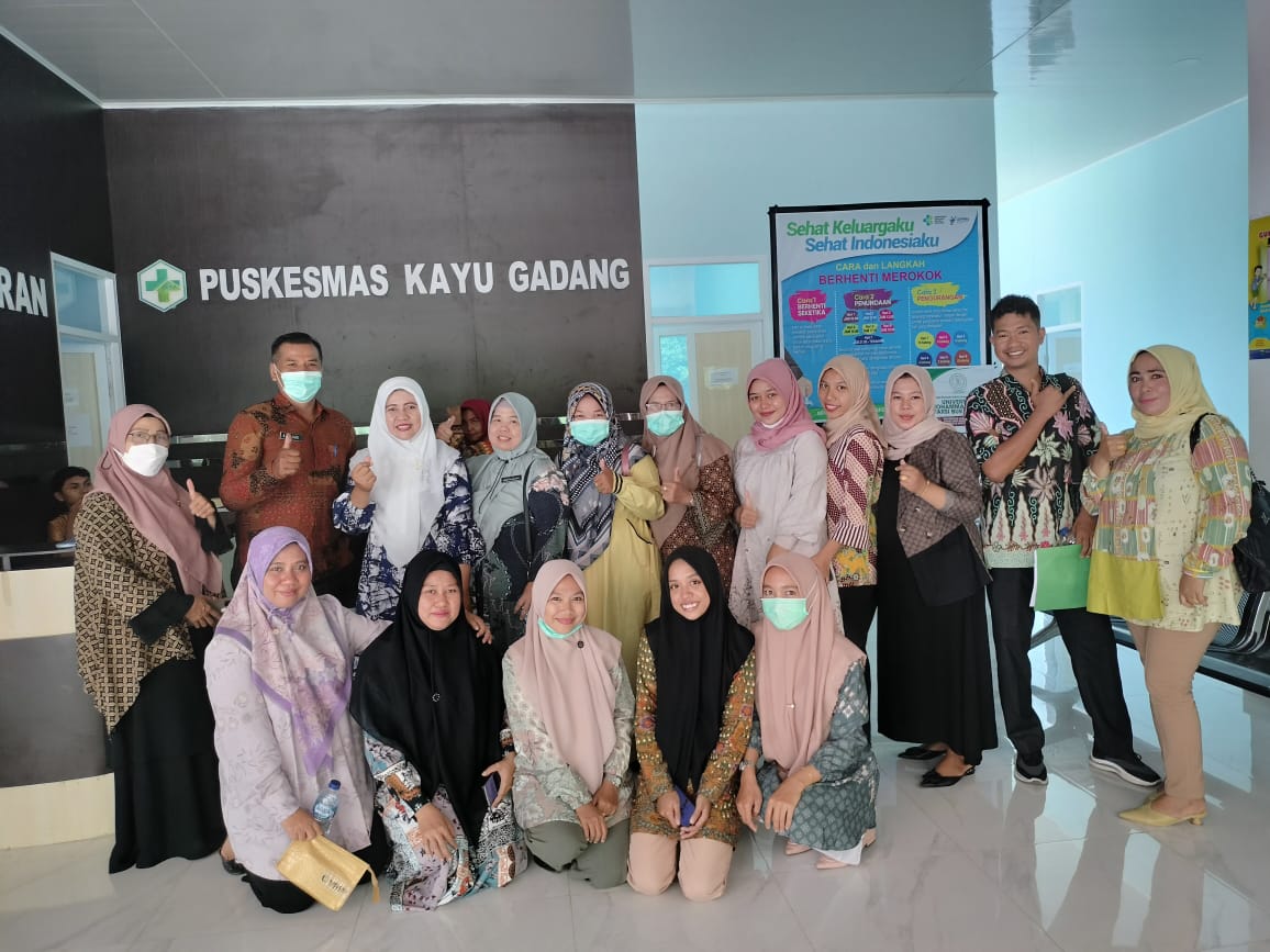 Kunjungan Tim Promkes Dinas Kesehatan Pesisir Selatan Ke Puskesmas Kayu Gadang