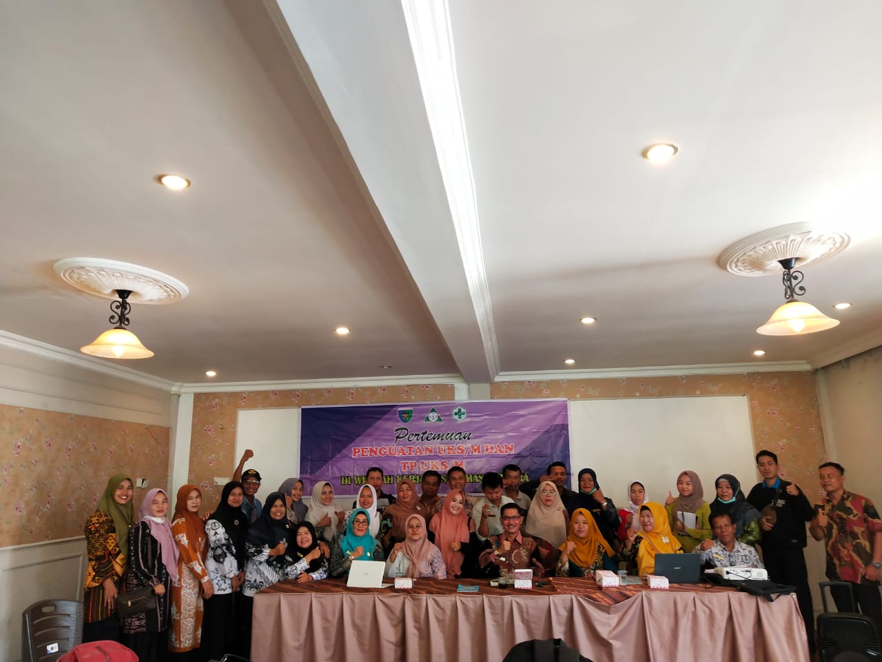 Puskesmas AirPura adakan Pertemuan Penguatan UKS/M dan TP UKS/M.