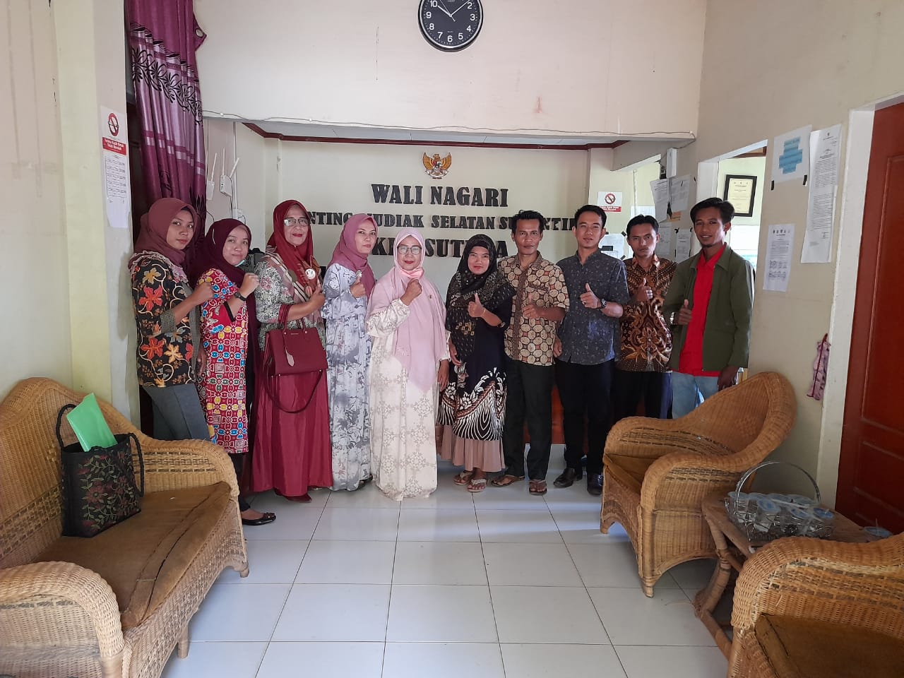 Puskesmas Kayu gadang  Melaksanakan Advokasi dan Sosialiasi Germas ke NAGARI GANTING MUDIK SELATAN