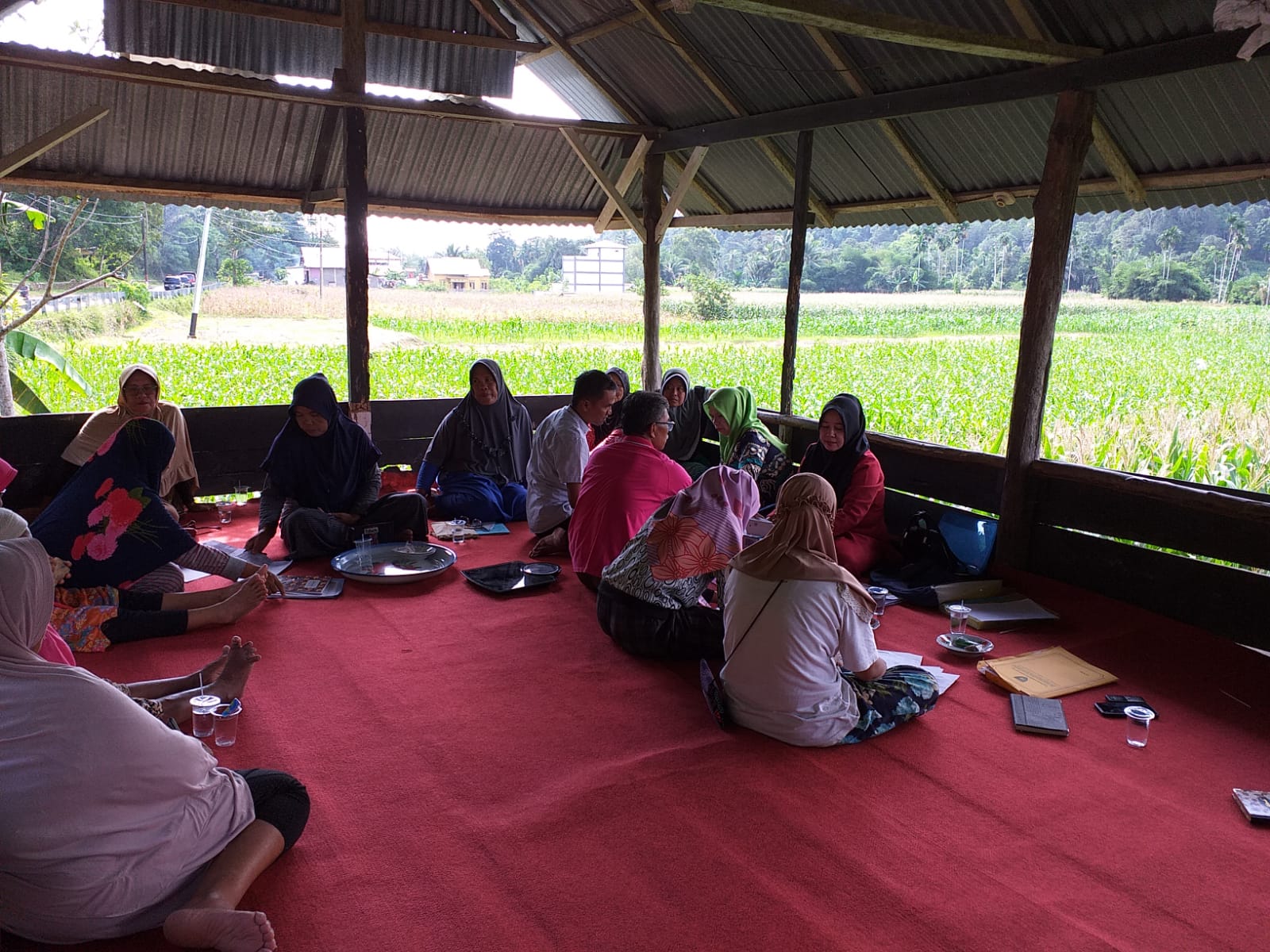 Pelaksanaan kegiatan pembinaan pos UKK Tunas Muda Pelangai Kaciak di Nagari Pelangai Kaciak.Puskesma