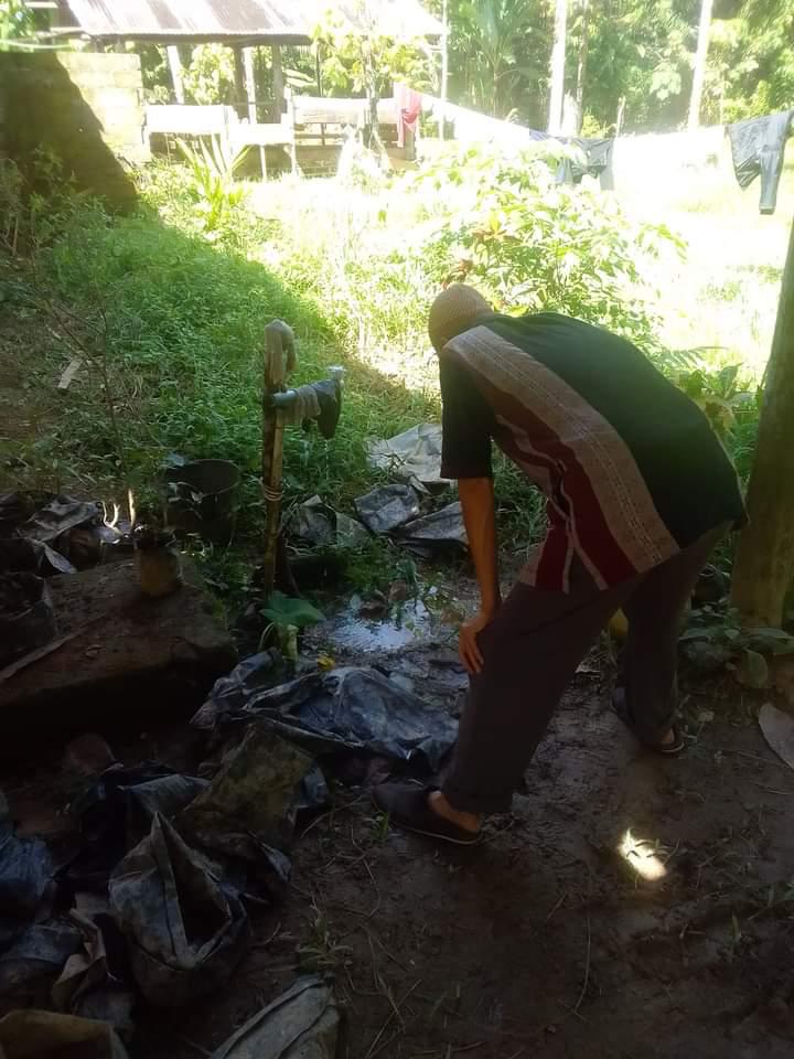 KUNJUNGAN RUMAH DALAM RANGKA INTERVENSI KASUS DBD DI KAMPUNG BUKIK SIAYAH   PUSKESMAS LUMPO