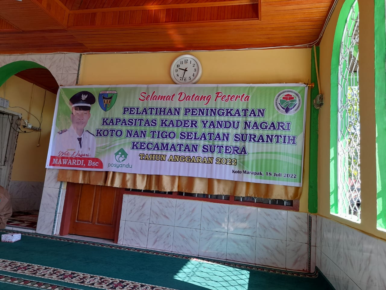 PELATIHAN PENINGKATAN KAPASITAS KADER YANDU NAGARI KOTO NAN TIGO SELATAN SURANTIH PUSKESMAS KAYU GAD