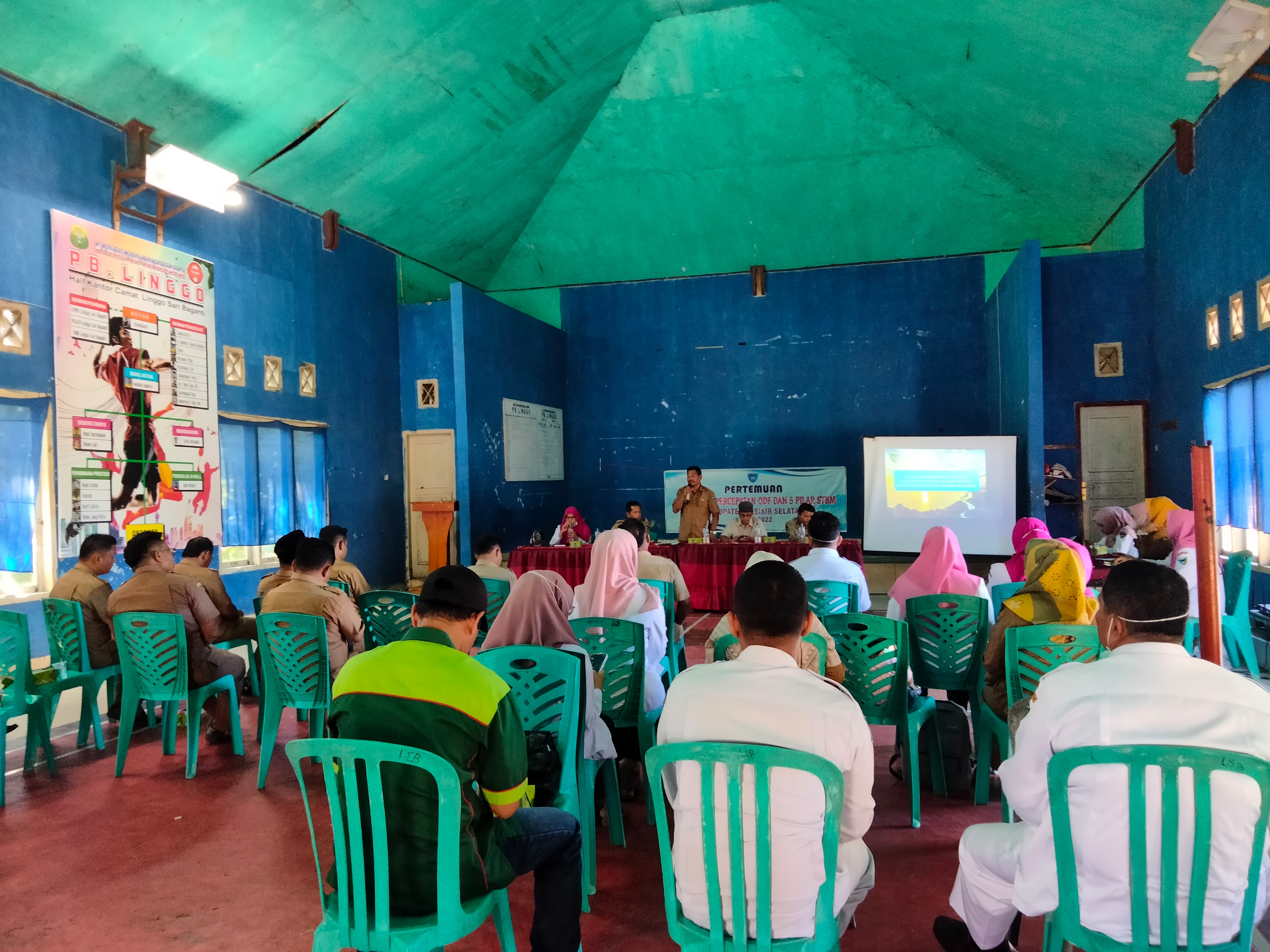 Kecamatan  Linggo Sari Baganti telah melaksanakan rapat percepatan ODF di kantor Camat Linggo Sari B
