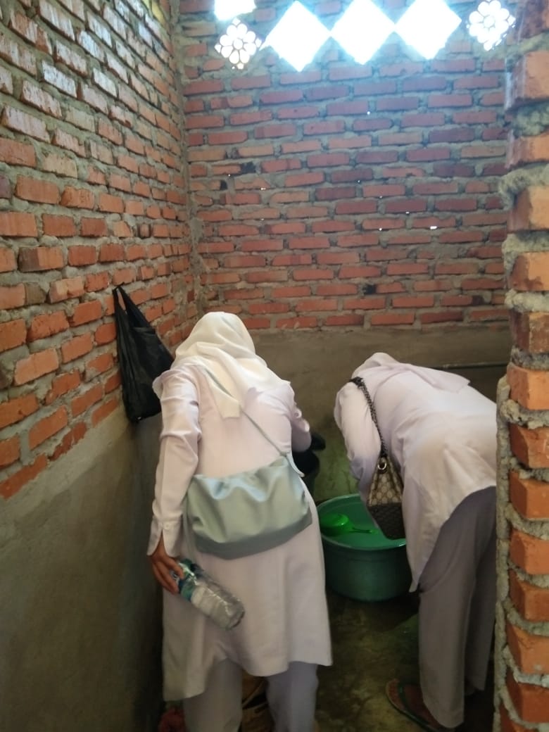 “ Puskesmas Tapan lakukan inpeksi kesehatan lingkungan dan IKL di Nagari Bukit Buai”