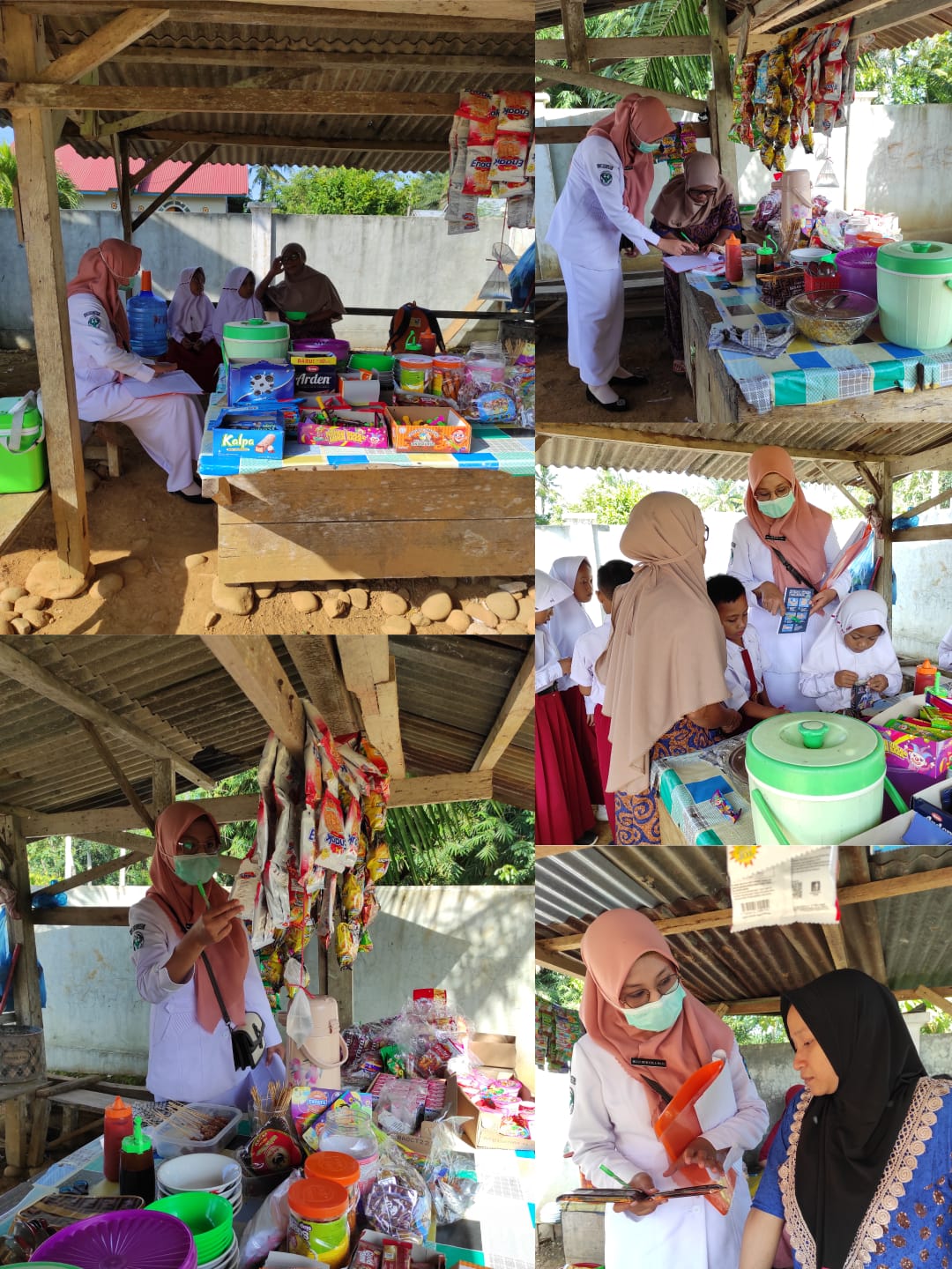 Puskesmas Tanjung Makmur melaksakan Inspeksi  Kesehatan Lingkungan di Tempat-tempat Pengolahan Panga