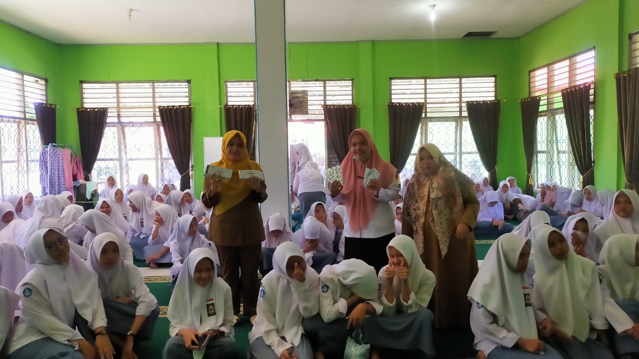 Pelaksanaan kegiatan TERPADU  oleh TIm PKPR dan gizi Puskesmas Tj.beringin