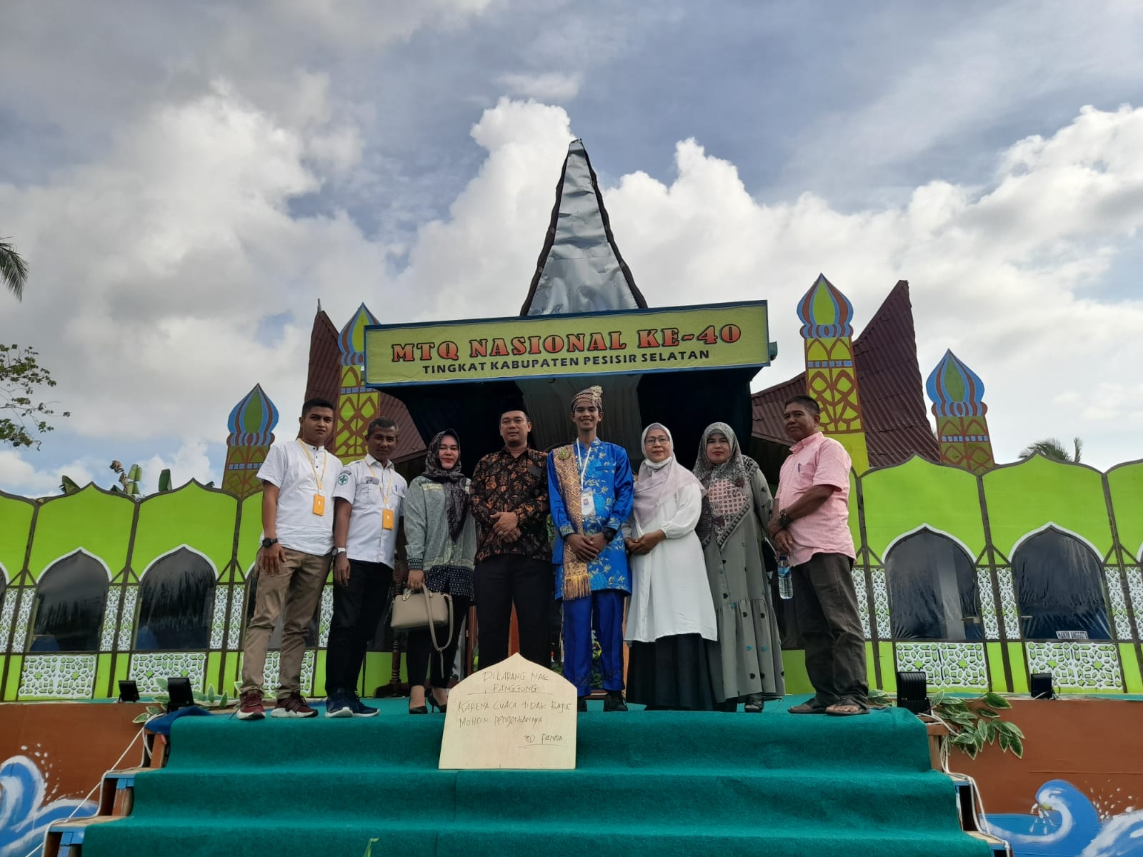 Puskesmas Kayu Gadang hadiri Acara MTQ Nasional Ke 40 Tingkat Kabupaten Pesisir Selatan di Rahul Tap