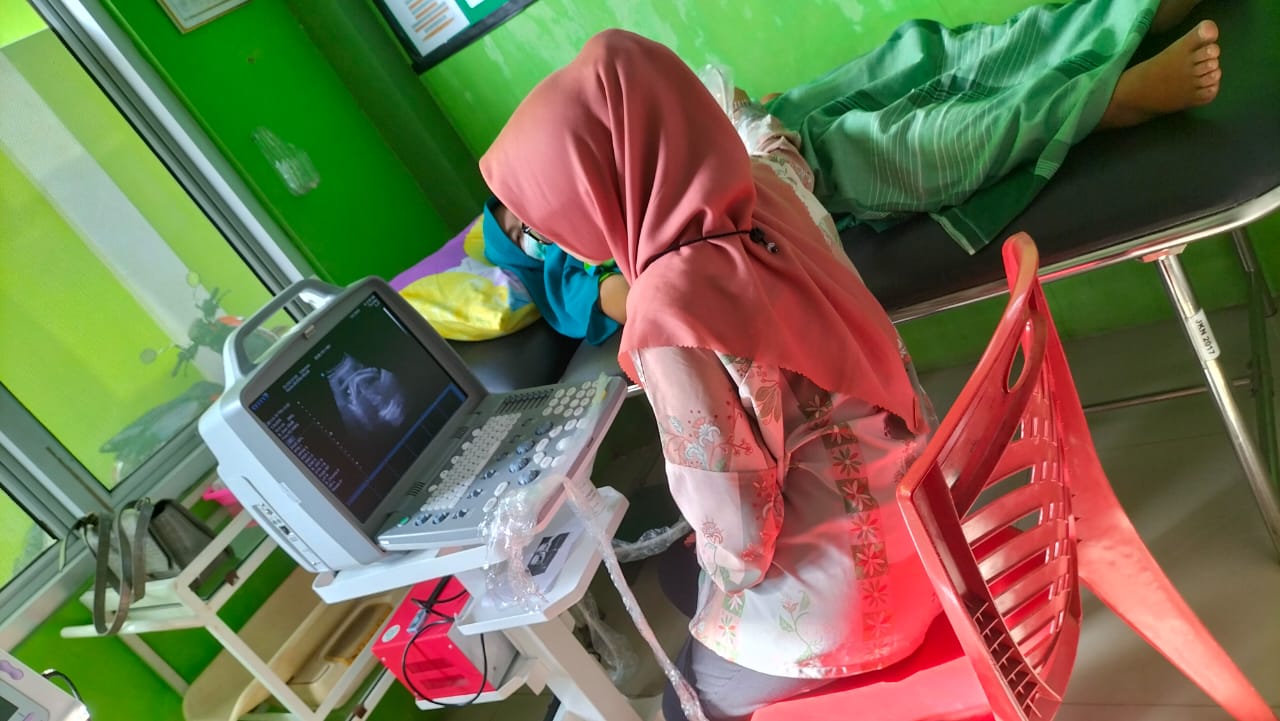 UPT Puskesmas Surantih sudah melakukan pelayanan USG