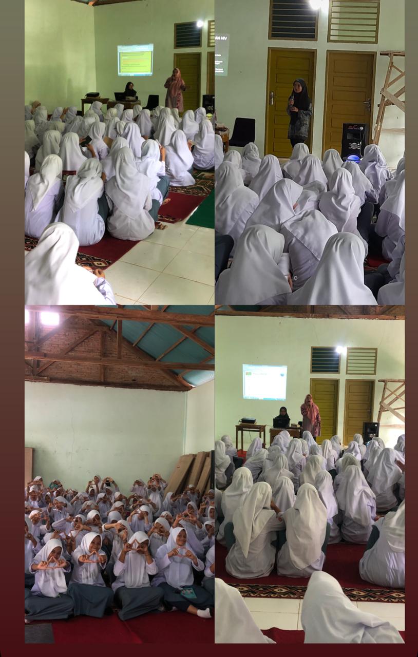 PUSKESMAS BARUNG BARUNG BALANTAI laksanaan PKPR di SMAN2 Koto XI Tarusan, Kamis tanggal 21 Juli 2022