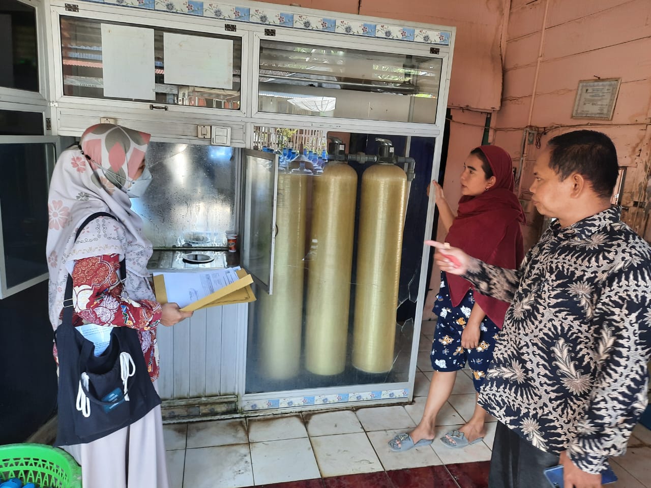 PENGAWASAN SARANA AIR MINUM DI NAGARI TEBING TINGGI DAN NAGARI SUNGAI PINANG, PUSKESMAS RAHUL