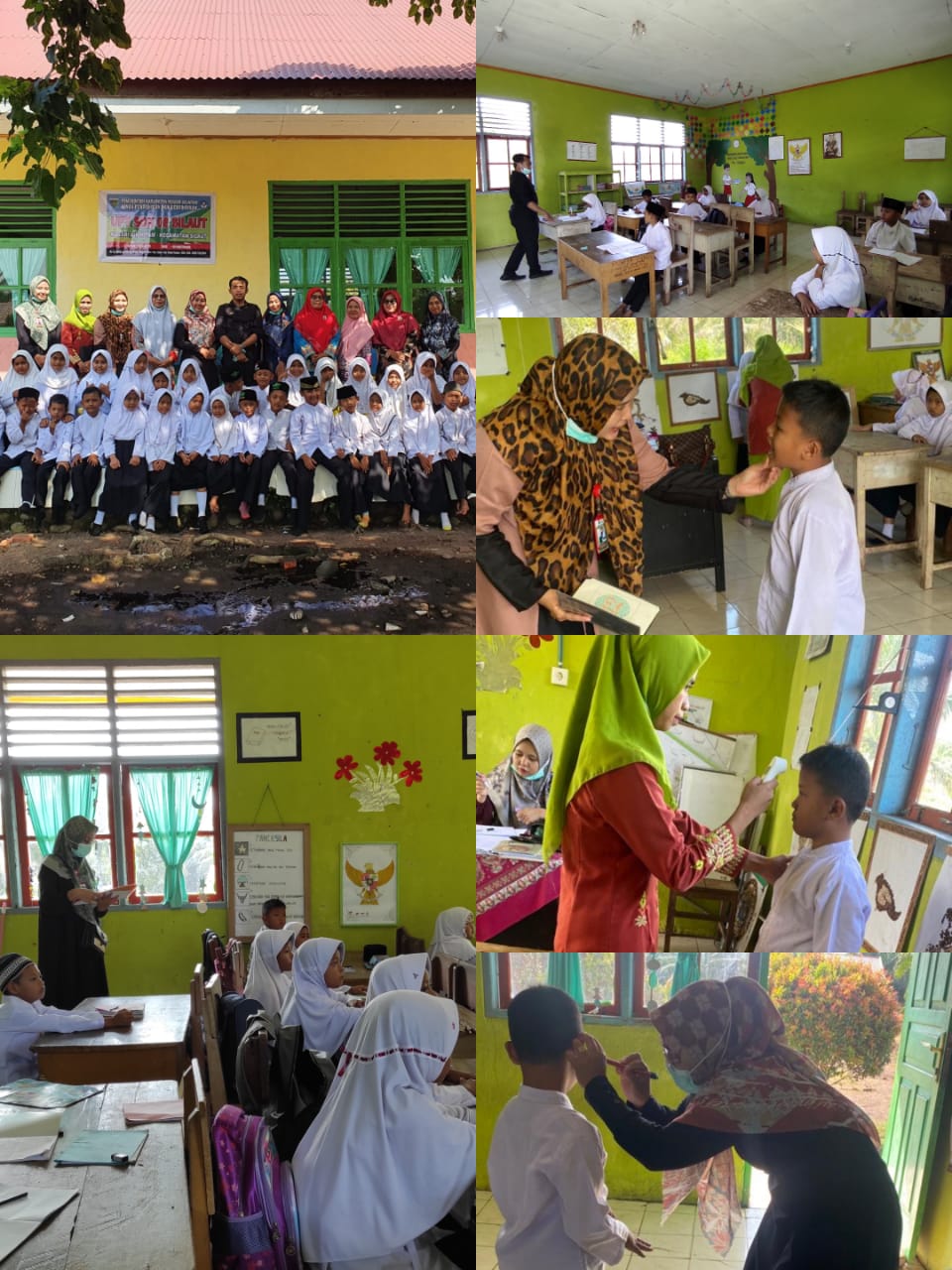 Puskesmas Tj. Makmur laksanakan kegiatan rutin pemeriksaan kesehatan anak sekolah 
