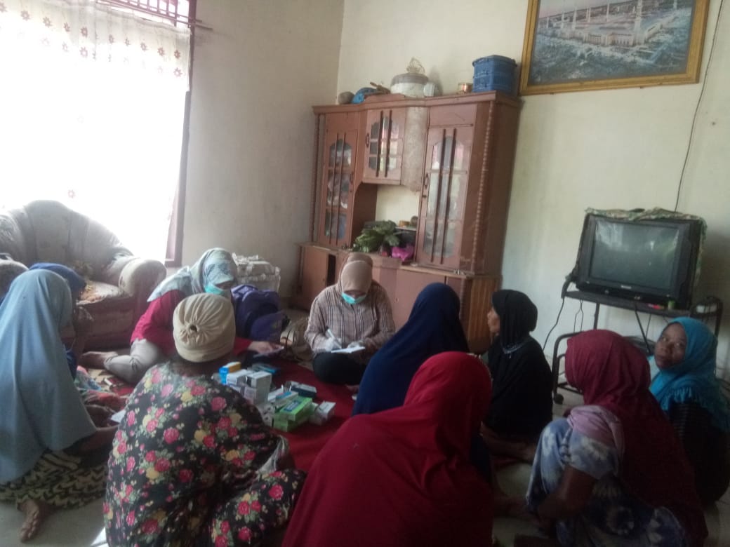 “Kegiatan Posyandu Lansia di Nagari Air haji tengah Puskesmas Air Haji