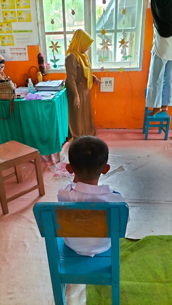 Puskesmas Kambang lakukan kegiatan penjaringan DDTK (Deteksi Dini Tumbuh Kembang Anak) di TK Talang 