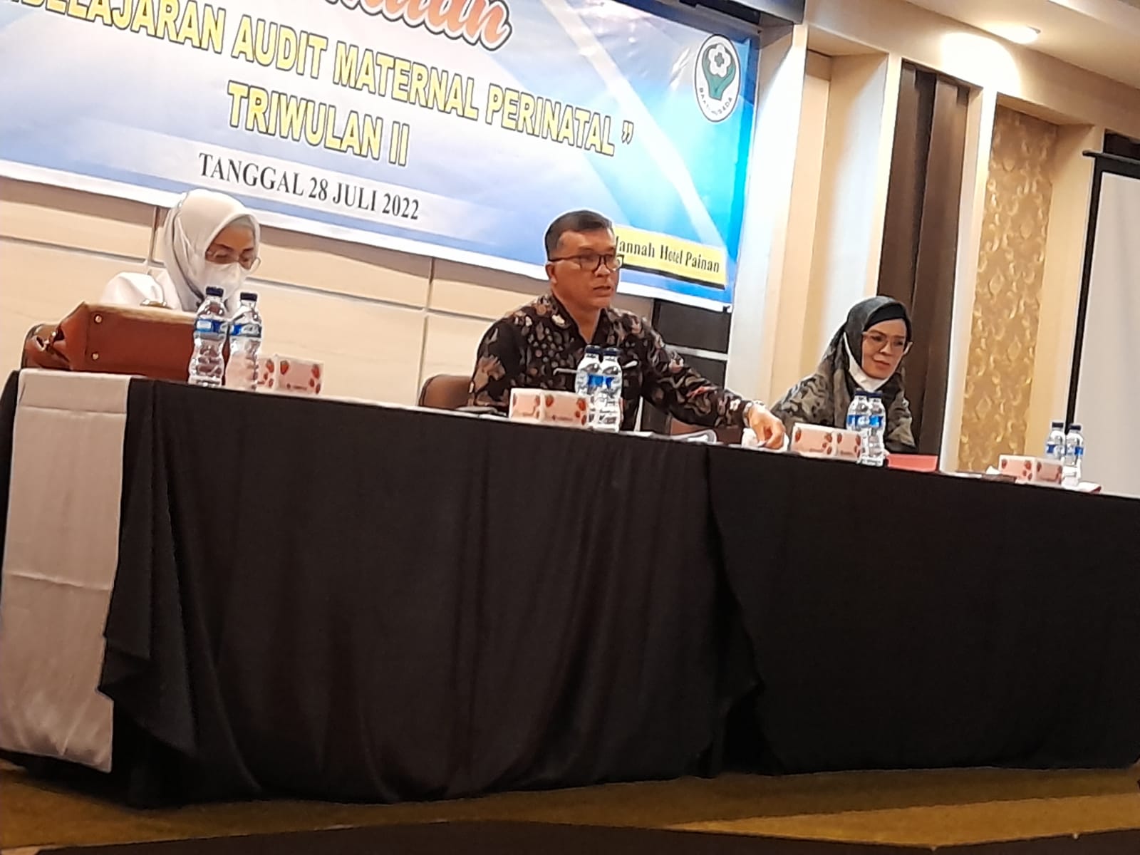 Kepala Puskesmas Kayu Gadang  Menghadiri Pembelajaran Audit Maternal Perinatal (AMP) Triwulan II di 