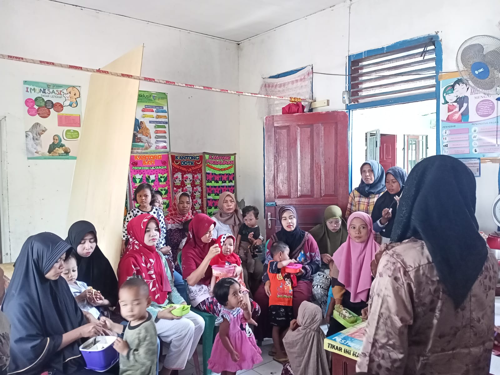 Puskesmas Air Haji laksanakan kunjungan kegiatan pos gizi di nagari air haji barat