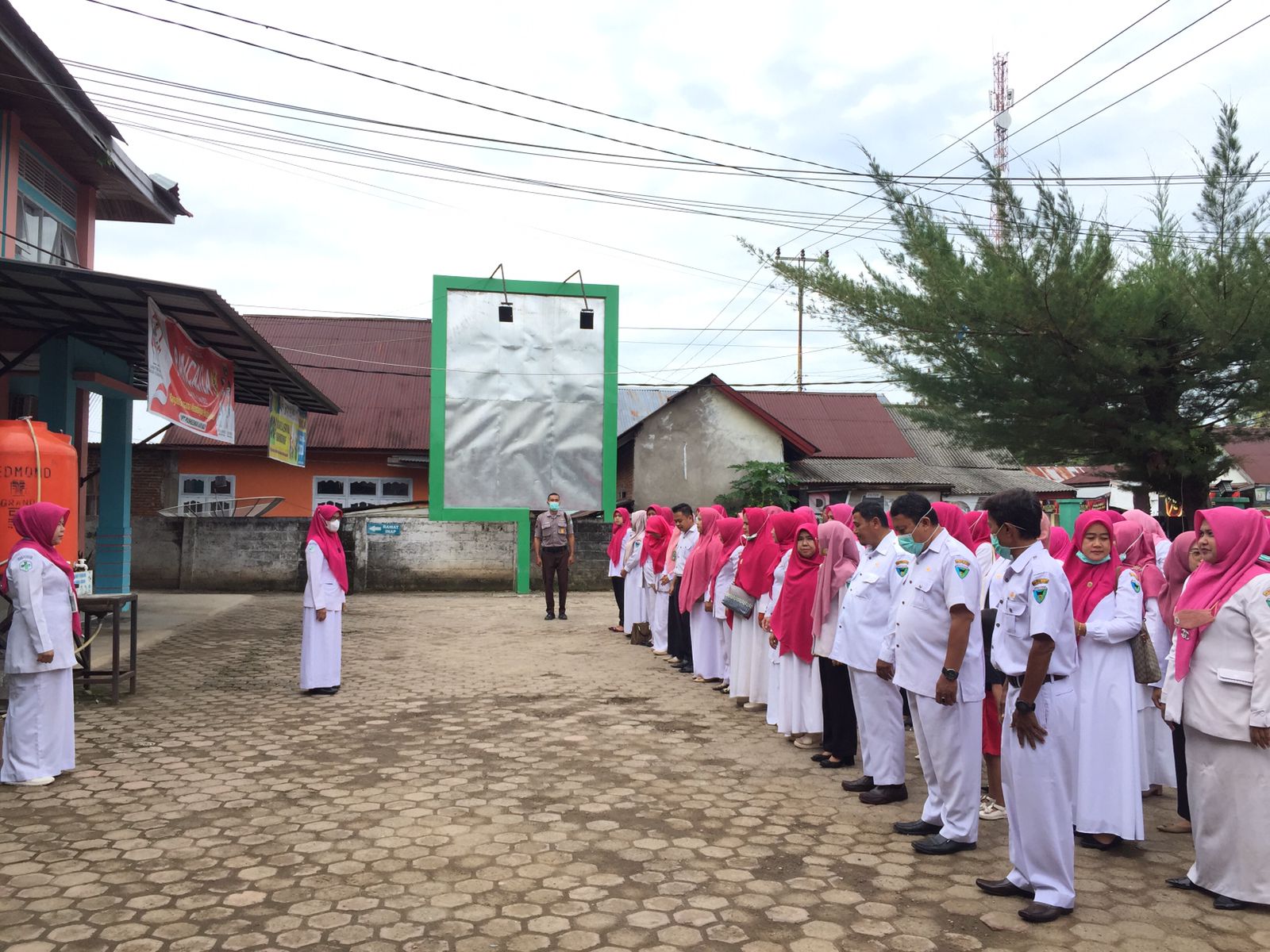 PUSKESMAS AIR HAJI, Senin, 1 Agustus 2022 LAKSANAKAN APEL PAGi