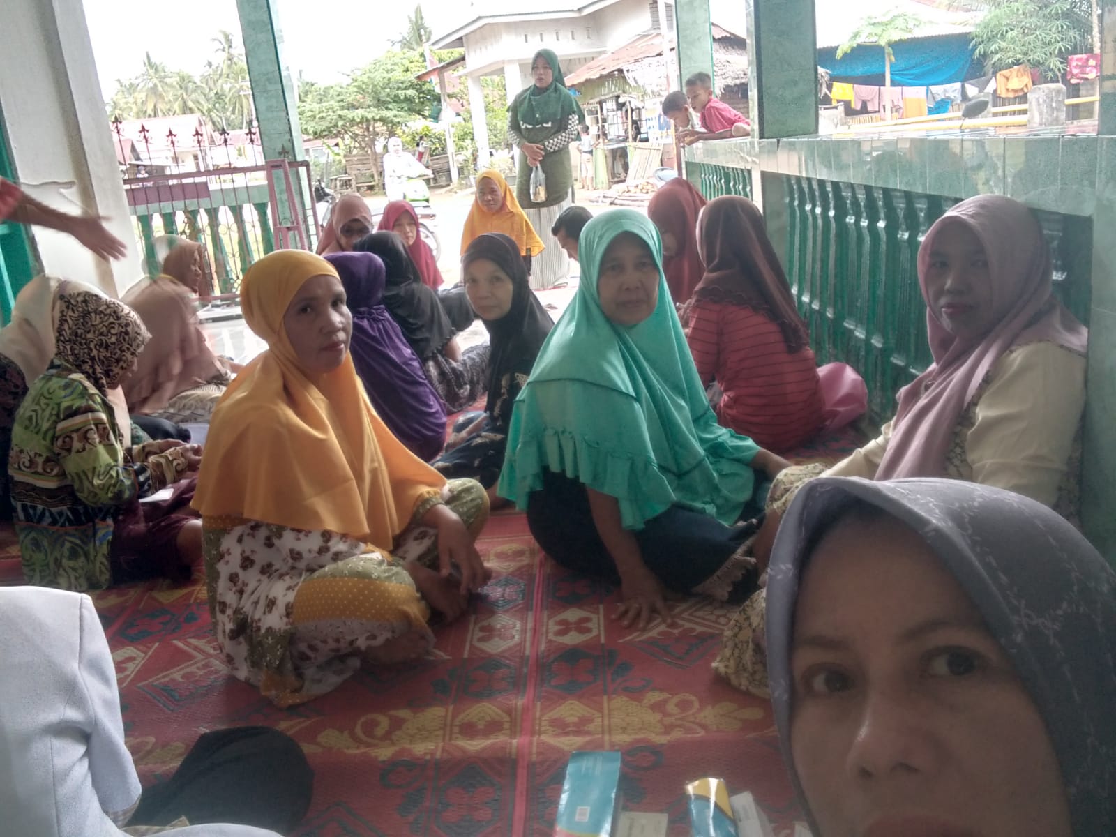Pusk. Surantih adakan Posbindu PTM terintegrasi dengan Posyandu Lansia di nagari koto taratak.