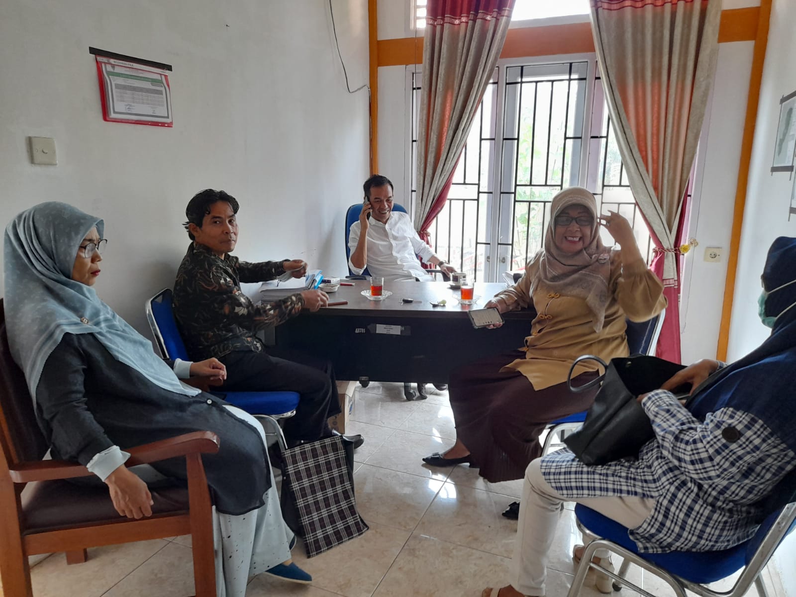 Pusk kayu gadang mengadakan ADVOKASi k nagari dalam rangka penimbangan massal dan pemberian vitamin 
