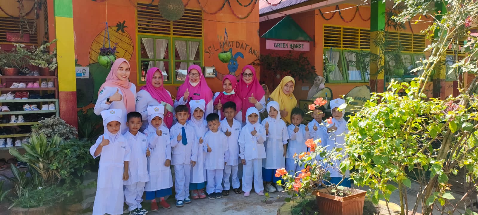 Puskesmas Air Haji lakukan pembinaan UKS di TK Pembina Pasar Lama Senin, 8 Agustus 2022