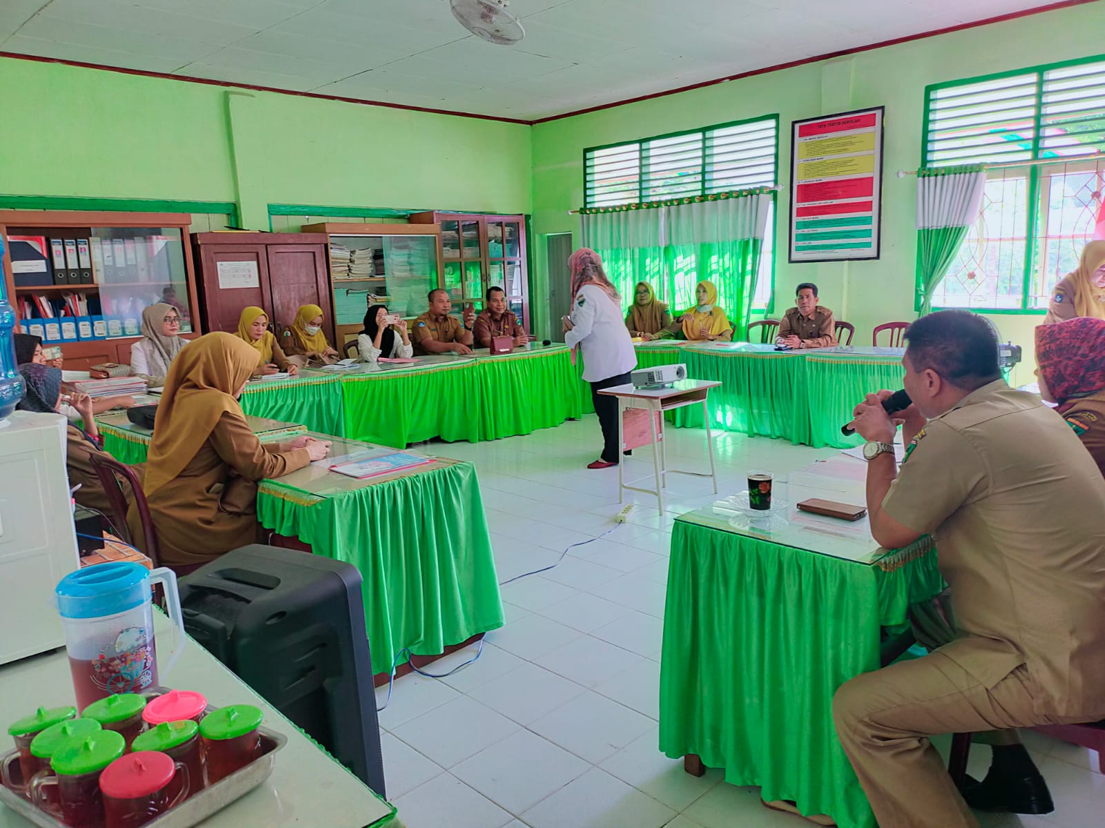 Pembinaan Penilaian UKS dalam Rangka Lomba Sekolah Sehat di SDN 28 Ps.Gompong Wilker Puskesmas Kamba