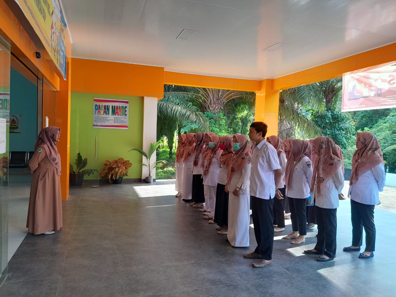 Pusk.Kayu Gadang, 9 Agustus 2022  laksanakan Apel Pagi