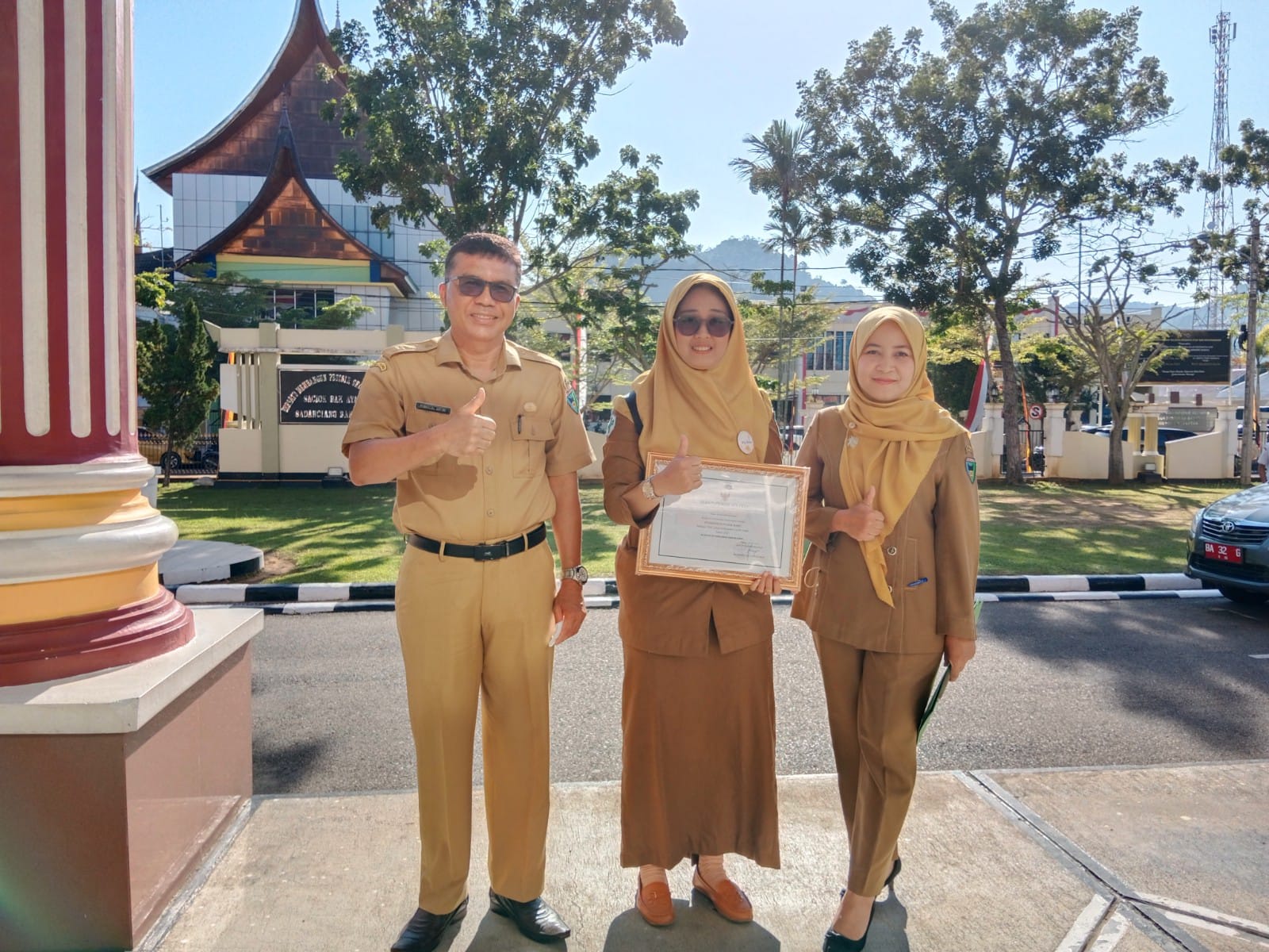 PUSKESMAS PASAR BARU MENERIMA PIAGAM PENGHARGAAN SEBAGAI PUSKESMAS RAMAH ANAK