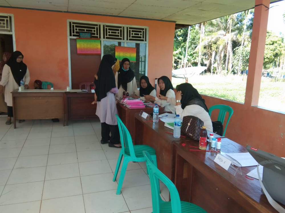 Puskesmas Tj. beringin lakukan Penimbangan masal dan pemberian vitamin A\" Di Posyandu  melati 2