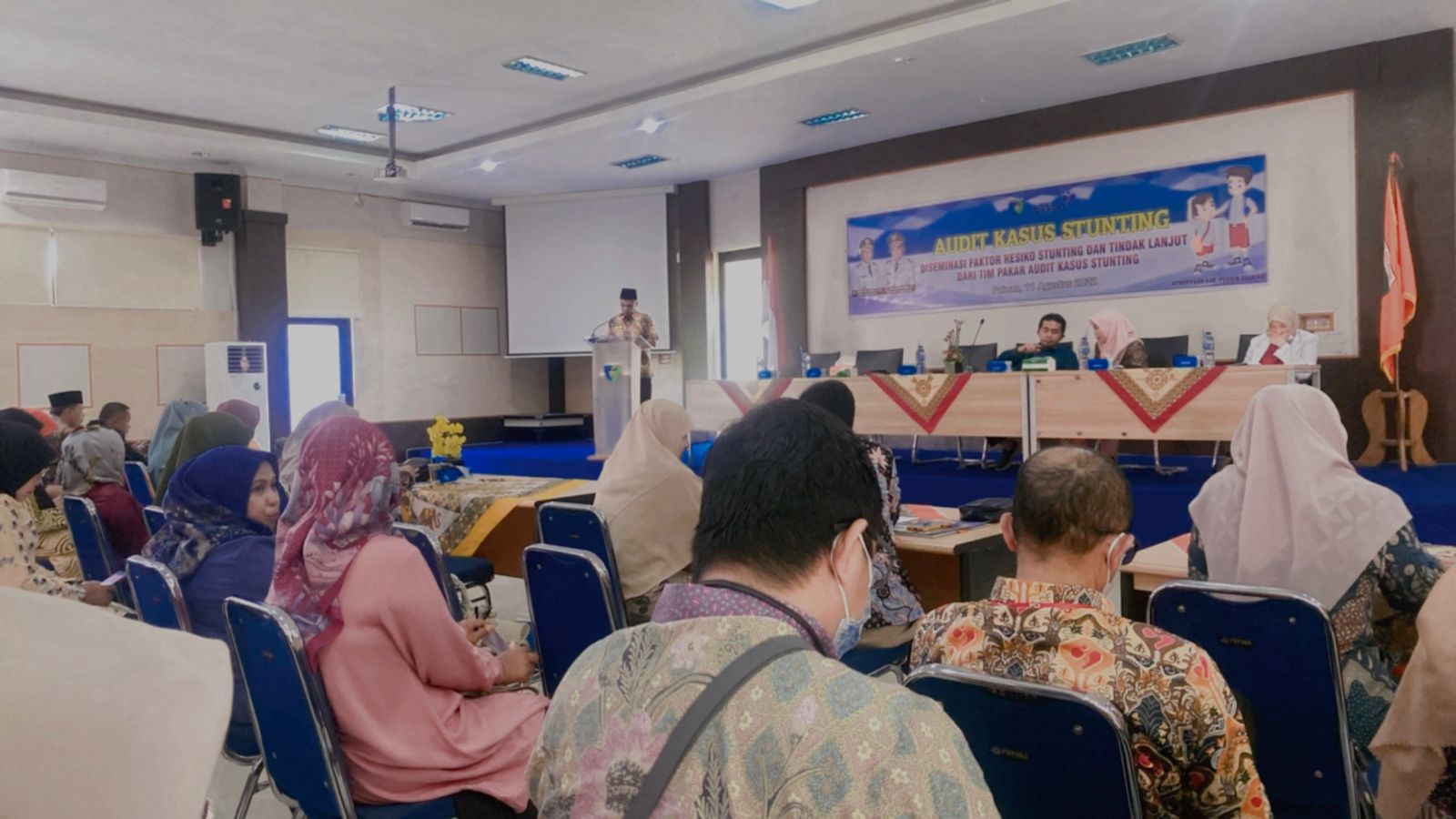 Petugas Gizi Puskesmas Rahul mengikuti Pertemuan Audit Kasus Stunting Kabupaten