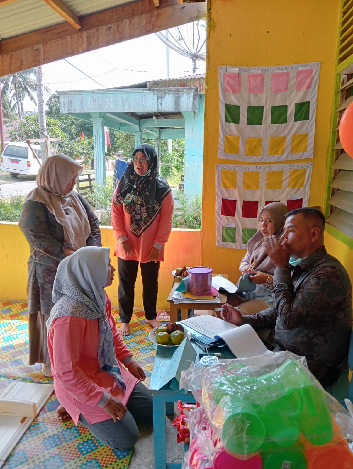 Pusk. BL. Selasa  lakukan Monitoring dan Evaluasi Program Pelayanan Posyandu 