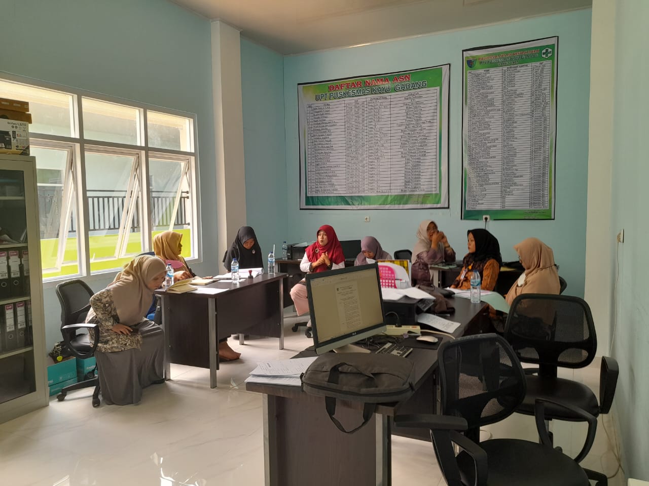 MONEV / PEMBINAAN DINAS KESEHATAN PESSEL PROGRAM P2M DAN SURVIELLENS DI PUSK KAYU GADANG
