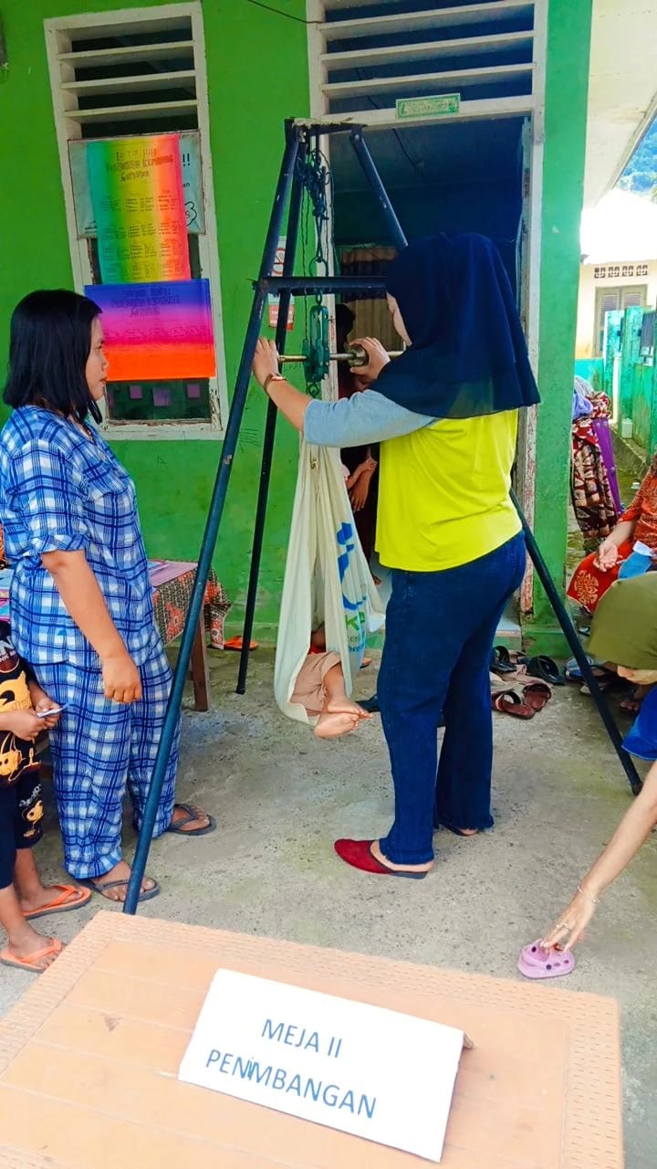 PENIMBANGAN MASSAL POSYANDU WILAYAH PUSKESMAS KAYU GADANG