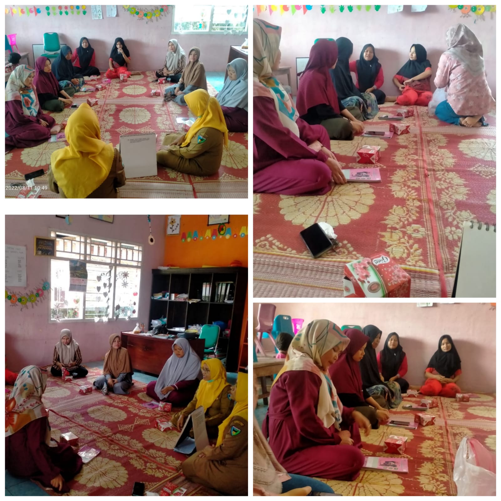 UPT Pusk. Tj. Makmur berikan penyuluhan dan melakukan senam ibu hamil . 